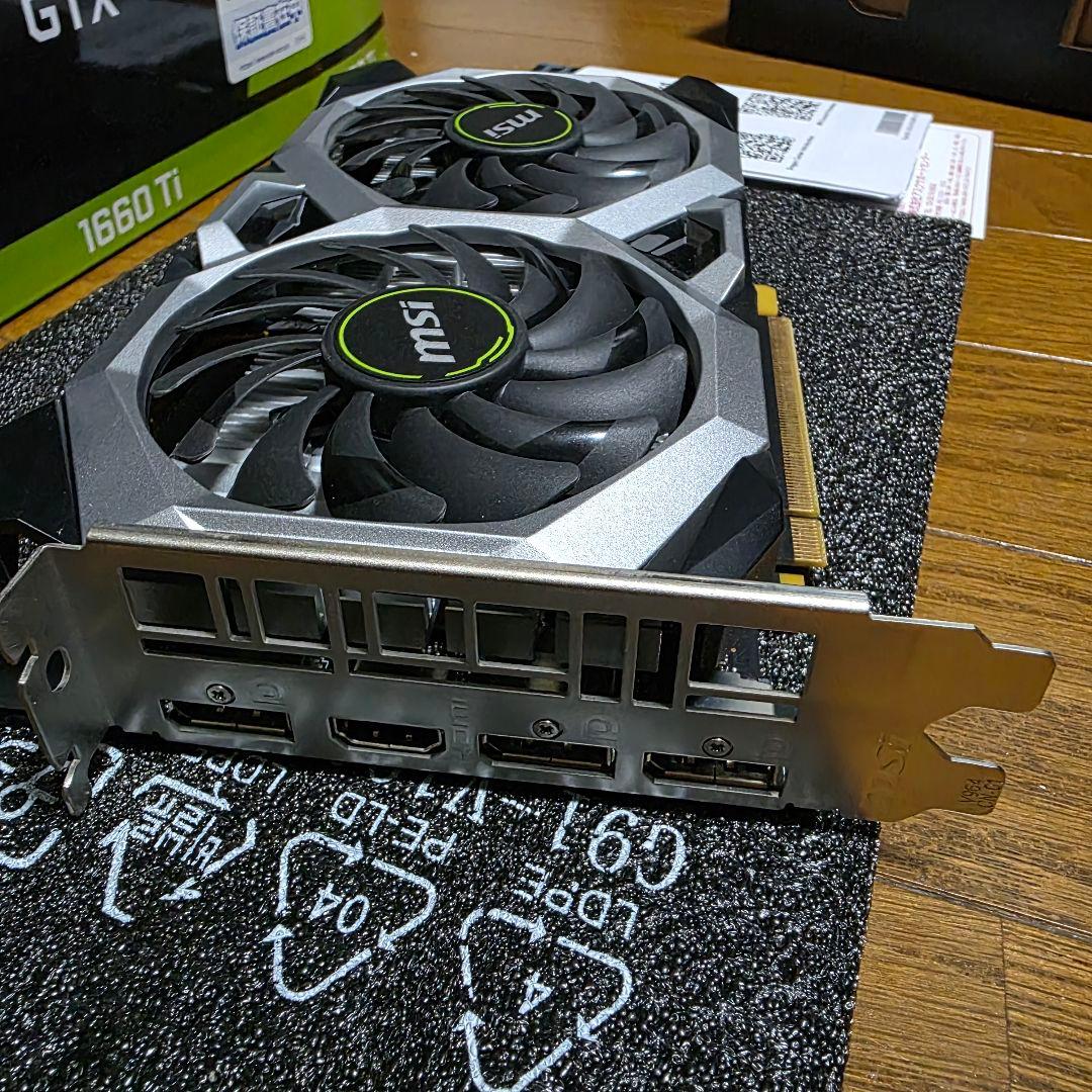 グラフィックボード・グラボ・ビデオカード MSI GeForce GTX1660Ti VENTUS XS 6G OC