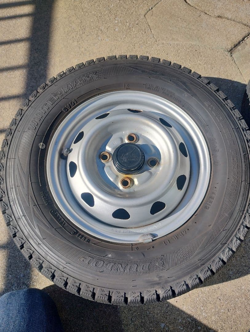 ※商品説明必読※スタッドレス 145R12 6PR スタッドレスセット ②