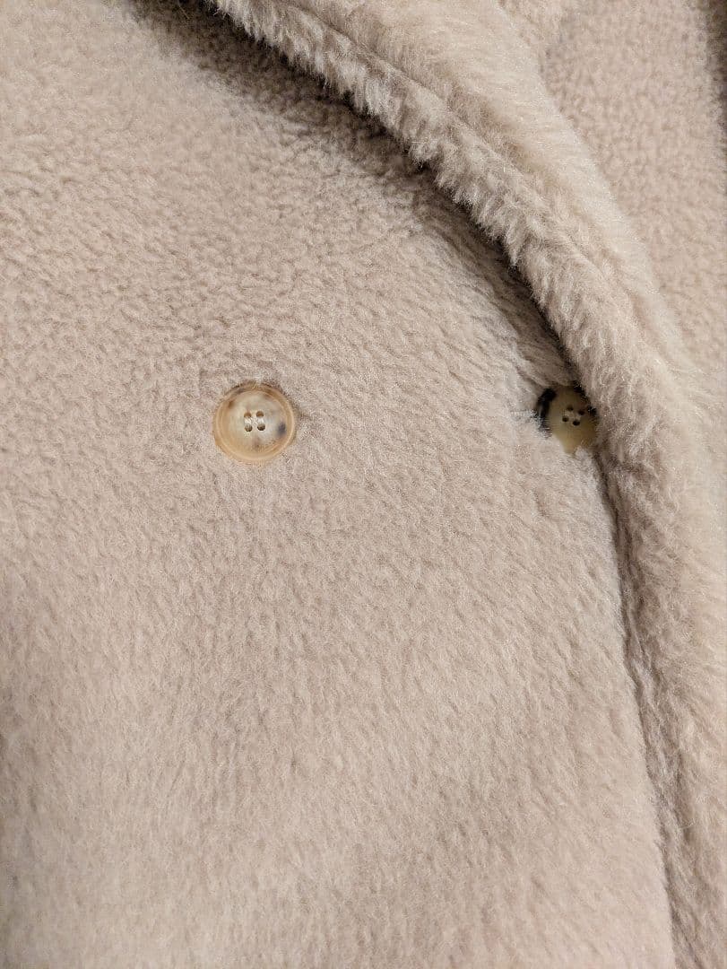 むくむく MaxMara テディアイアンコート サンド 大丸購入 XS