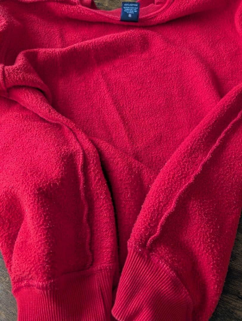 Stussy レッド トレーナー Lサイズ