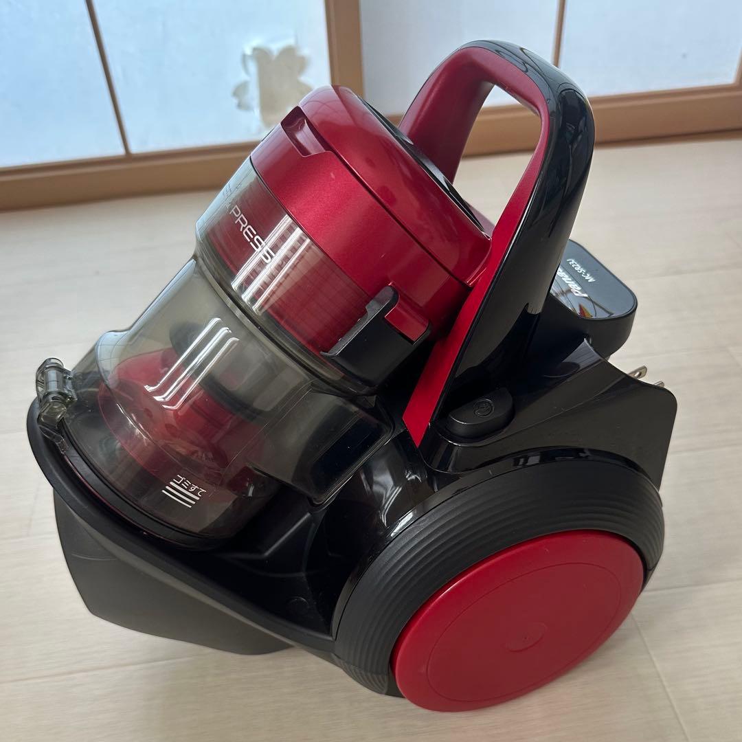 《美品》パナソニック サイクロン式掃除機 レッドブラック MC-SR23J-R