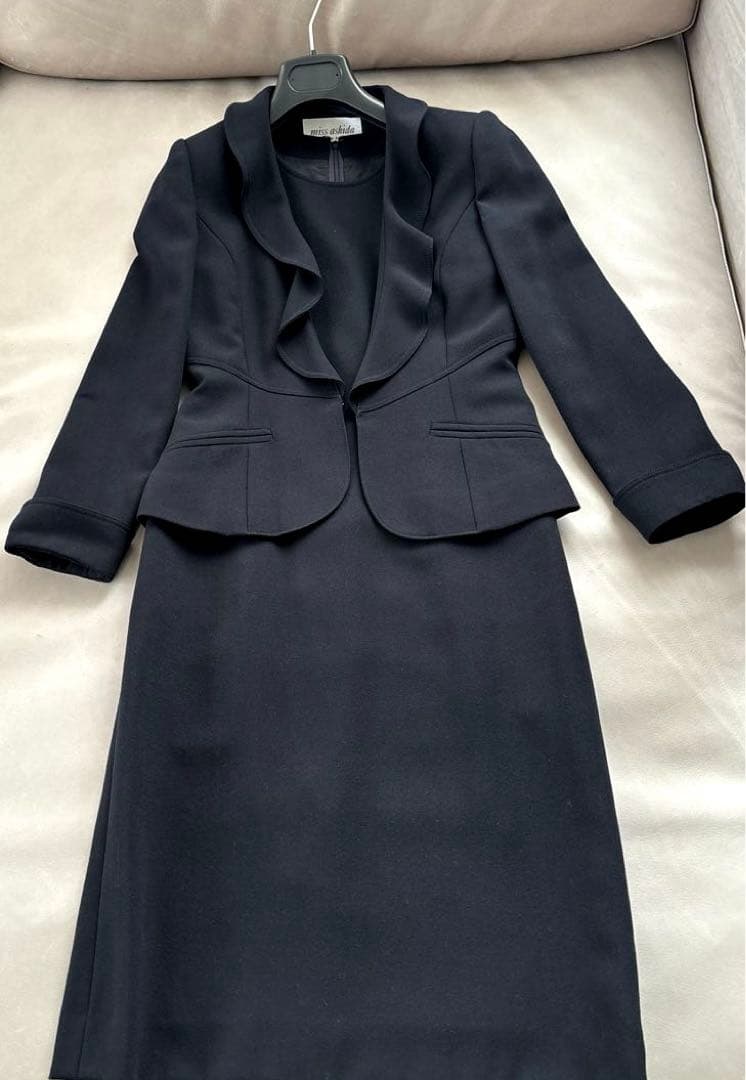 【miss ashida 】【クリーニング済】お受験スーツ　⭐︎5号⭐︎ 濃紺