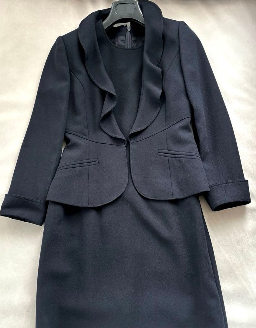 【miss ashida 】【クリーニング済】お受験スーツ　⭐︎5号⭐︎ 濃紺