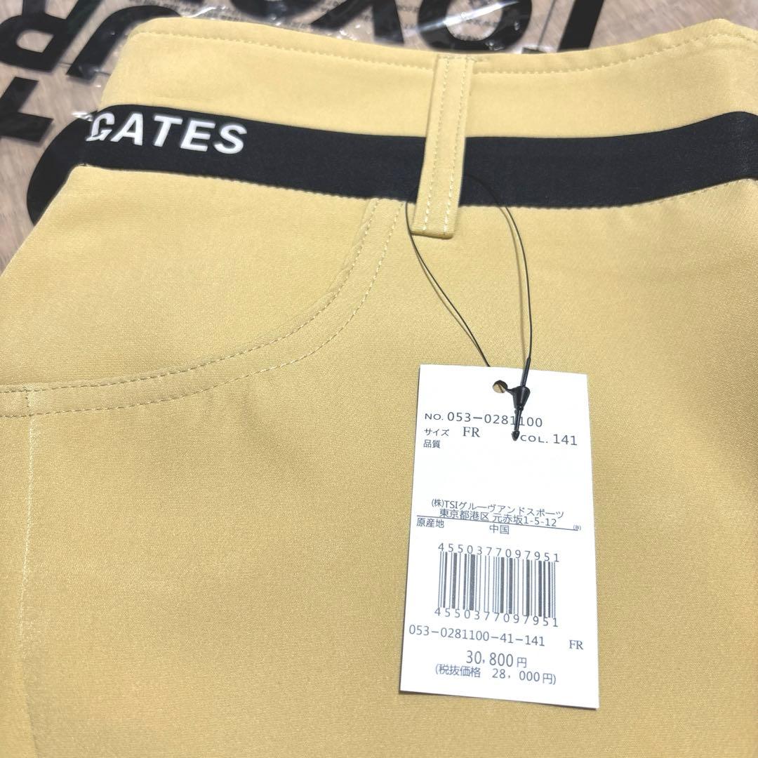 PEARLY GATES プリーツスカート ベージュ