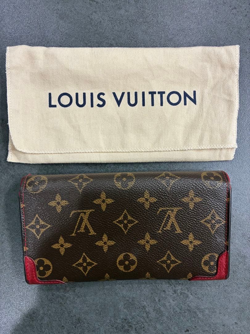 【訳あり美品】ルイヴィトン モノグラム ポルトフォイユ サラ レティーロ 長財布