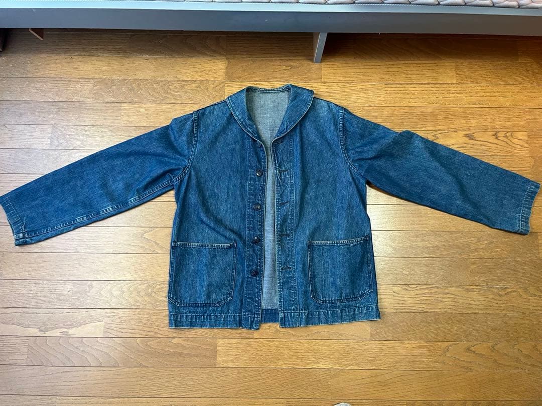 1940年代　us navy ショールカラー　カバーオール