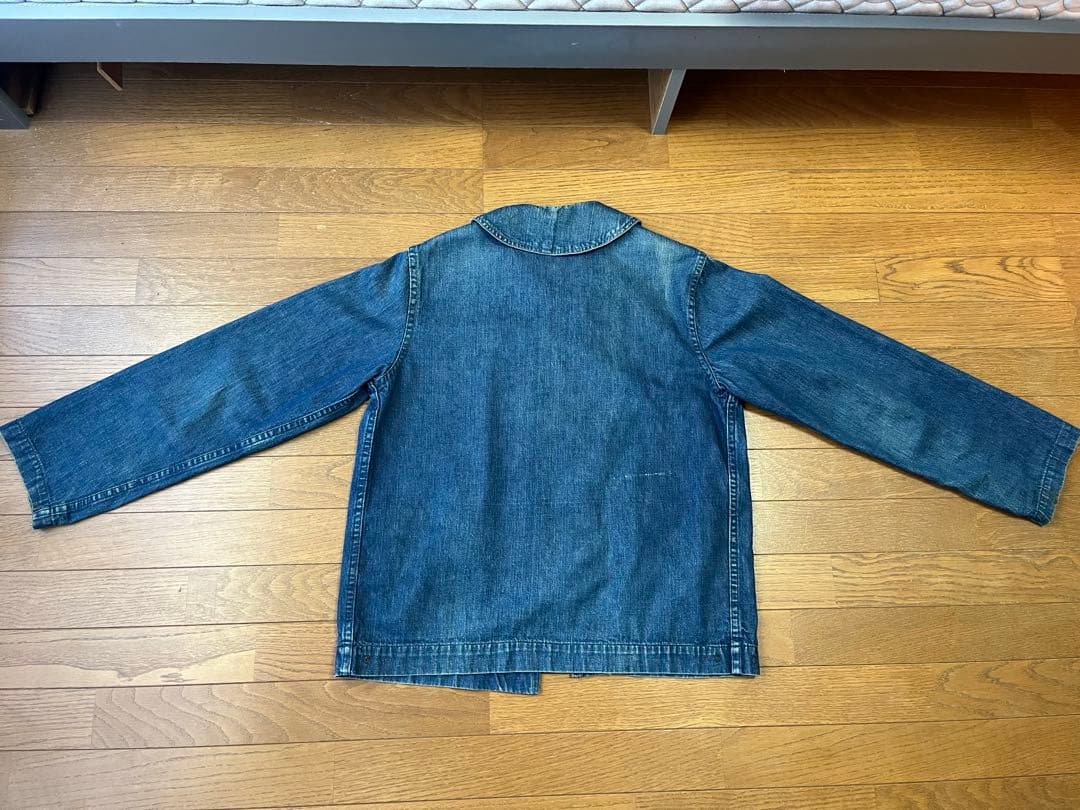 1940年代　us navy ショールカラー　カバーオール