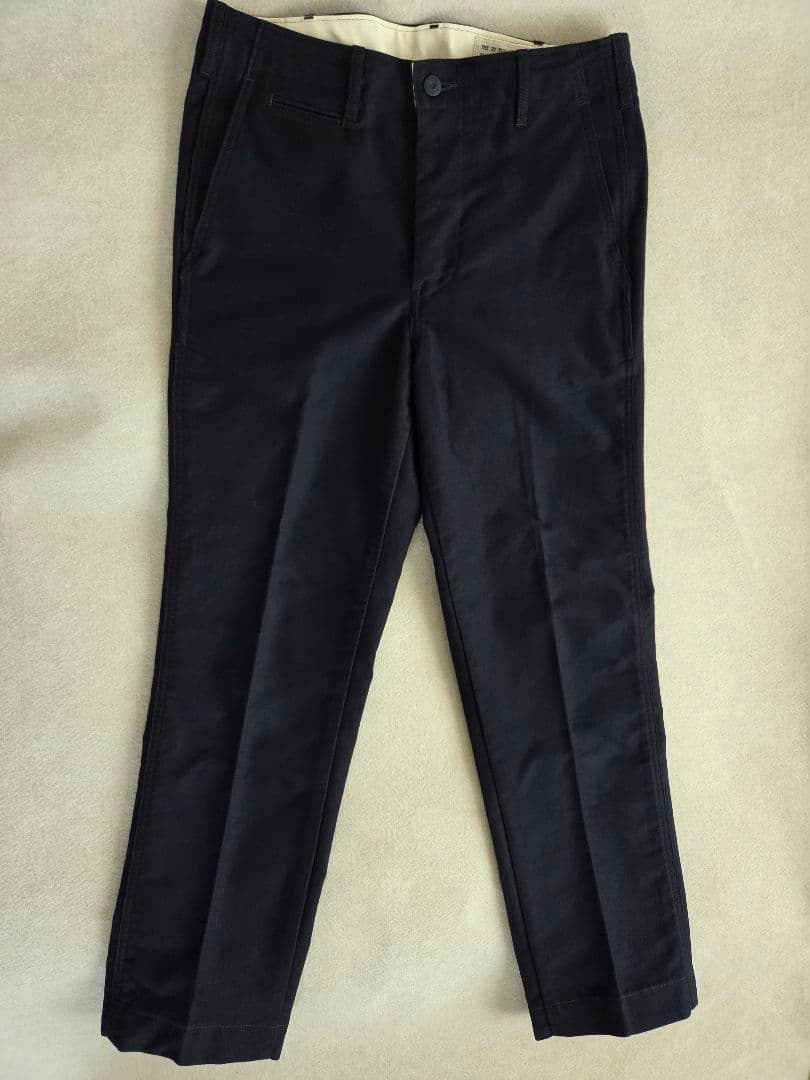 【美品】boncoura ボンクラ 41チノ モールスキン パンツ 31インチ
