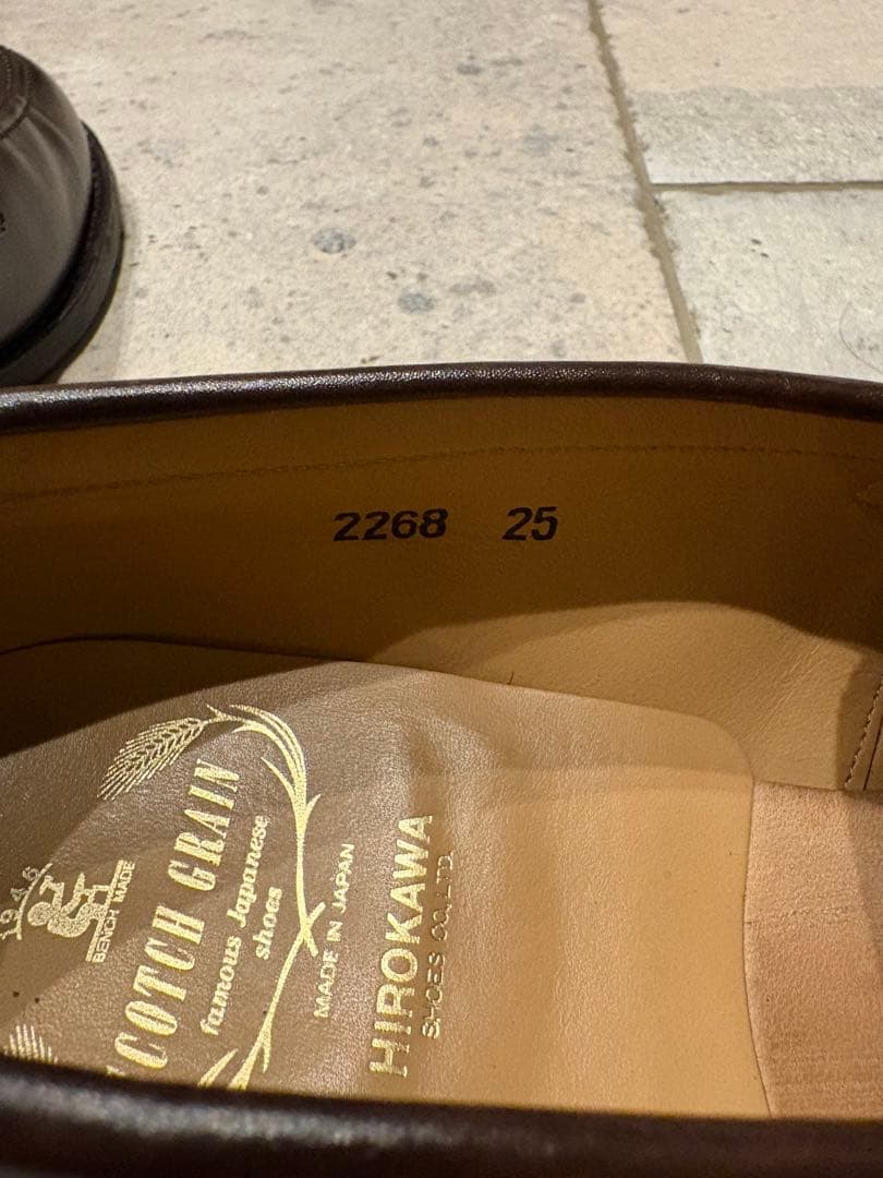 スコッチグレイン ヴェント VENTO ローファー 2268 25 DBR