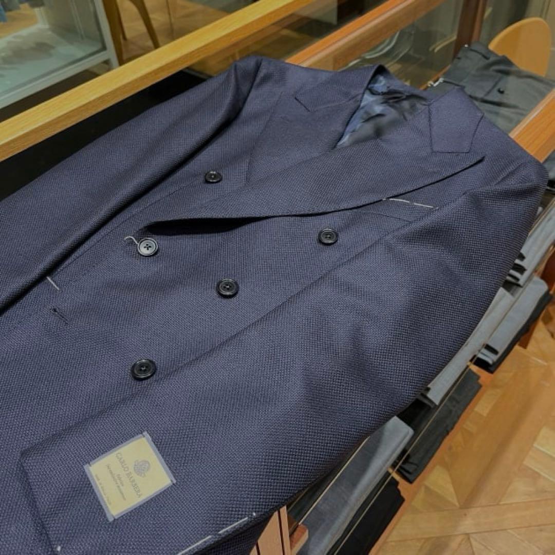 BEAMS F / ホップサック ダブルブレスト ジャケット