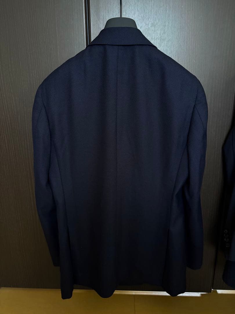 BEAMS F / ホップサック ダブルブレスト ジャケット