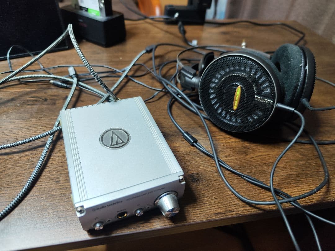 BOSEヘッドホンath-ad2000x at-ha26dアンプセット