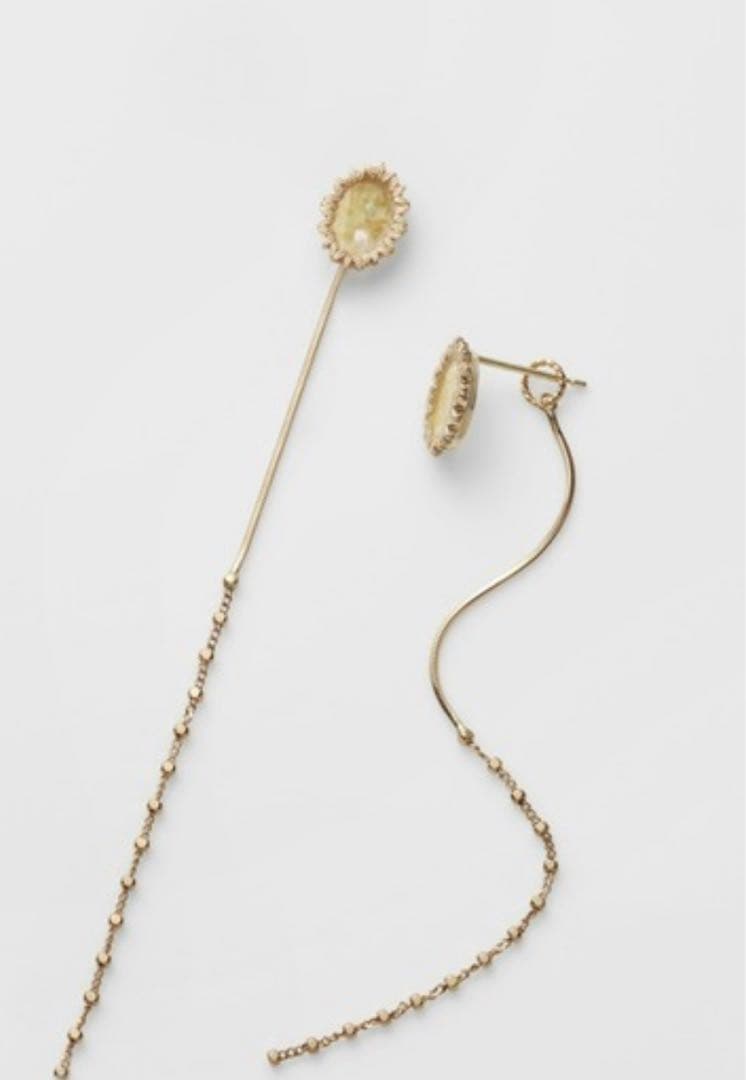 【お値下げ新品未使用品】アガット　ピアスチャーム　K10