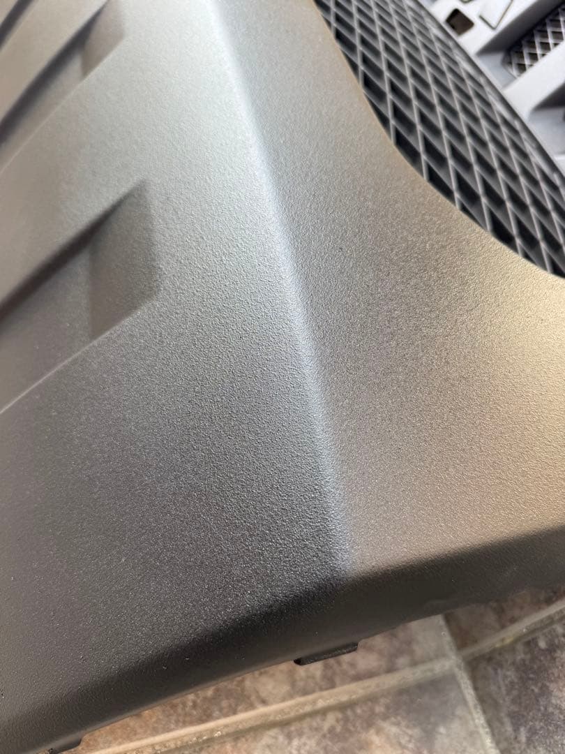 デリカd5 前期　バンパーエクステンション　本物ラプターライナー塗装