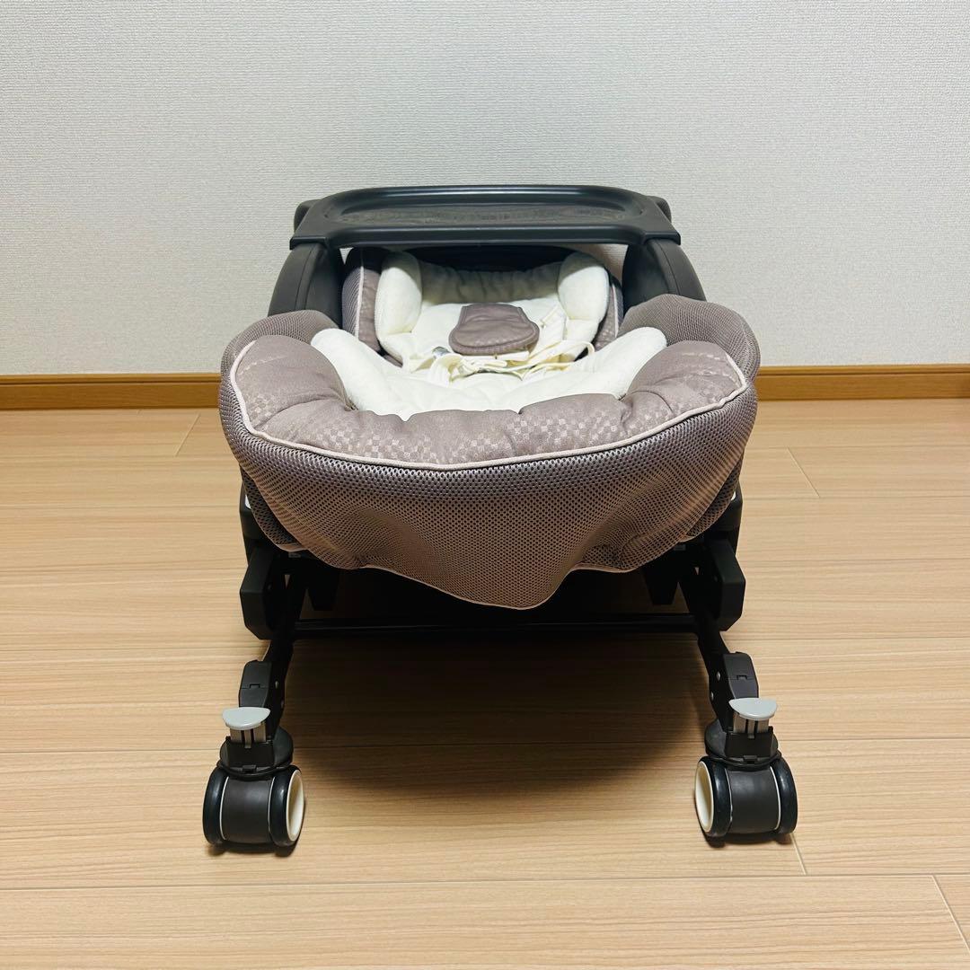 【洗濯済】aprica アップリカユラリズムオートネオカンタービレハイローチェア