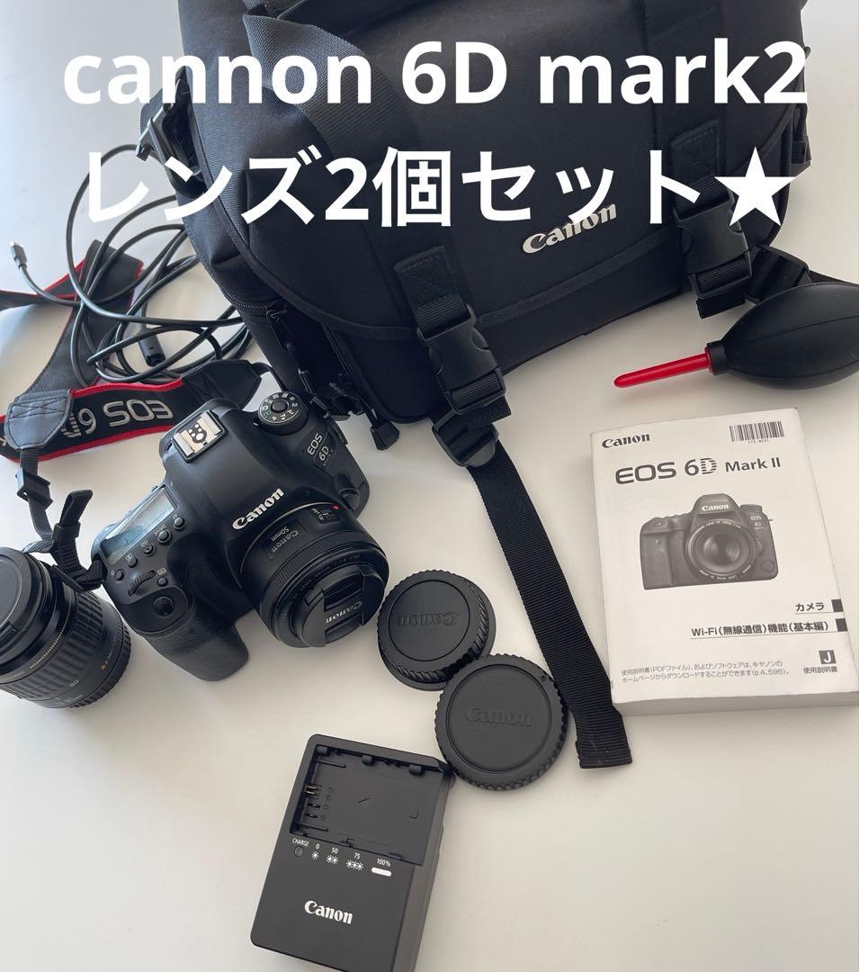 Canon EOS 6D Mark II レンズ2個セット　キャノン