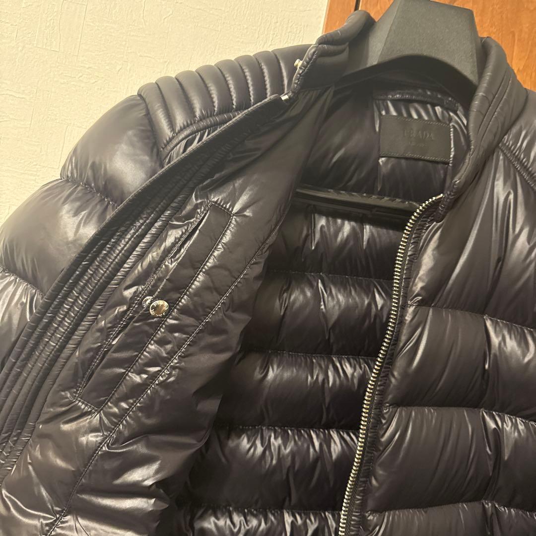 PRADA ライダースダウンジャケット