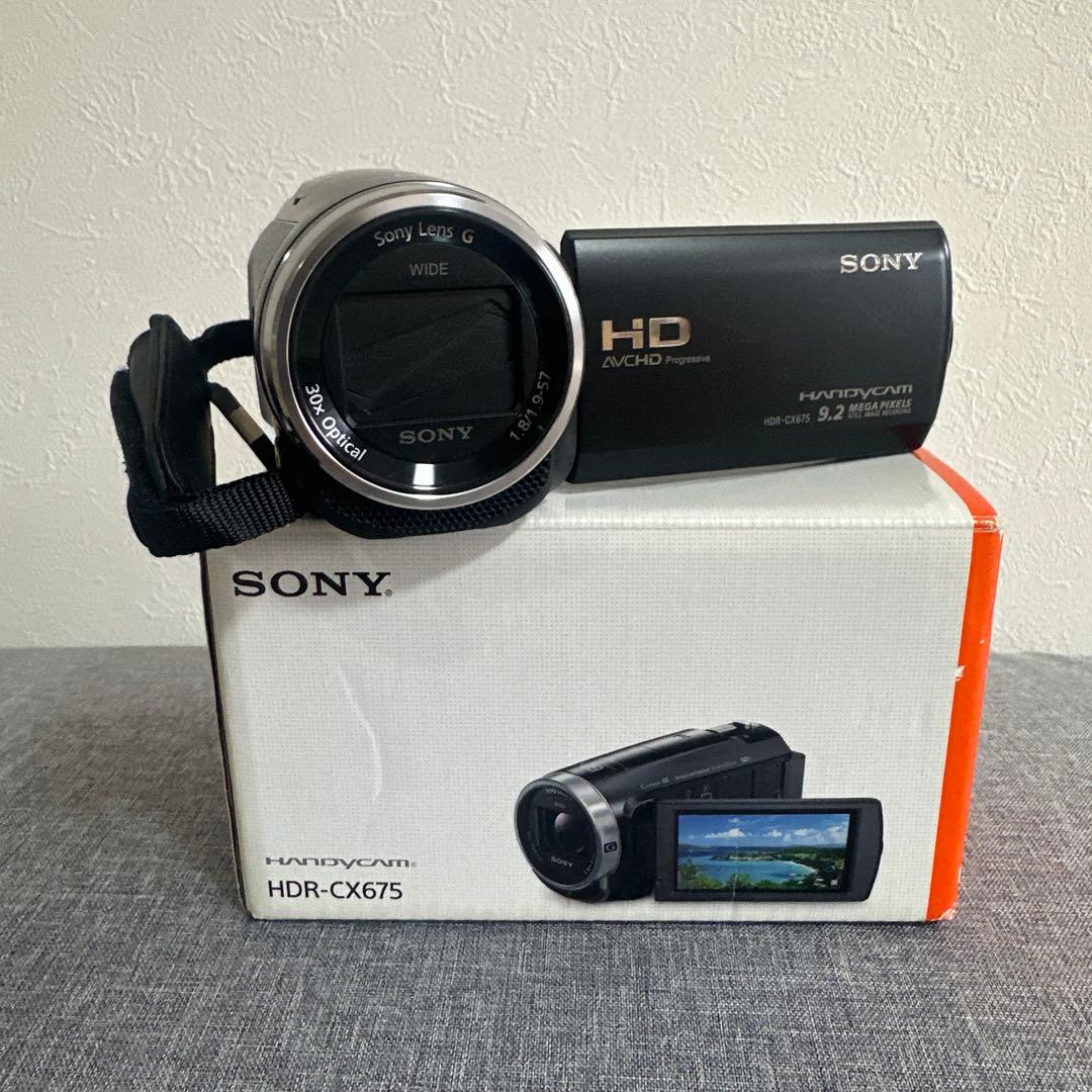 SONY ビデオカメラHDR-CX675 32GB 光学30倍 ブラック