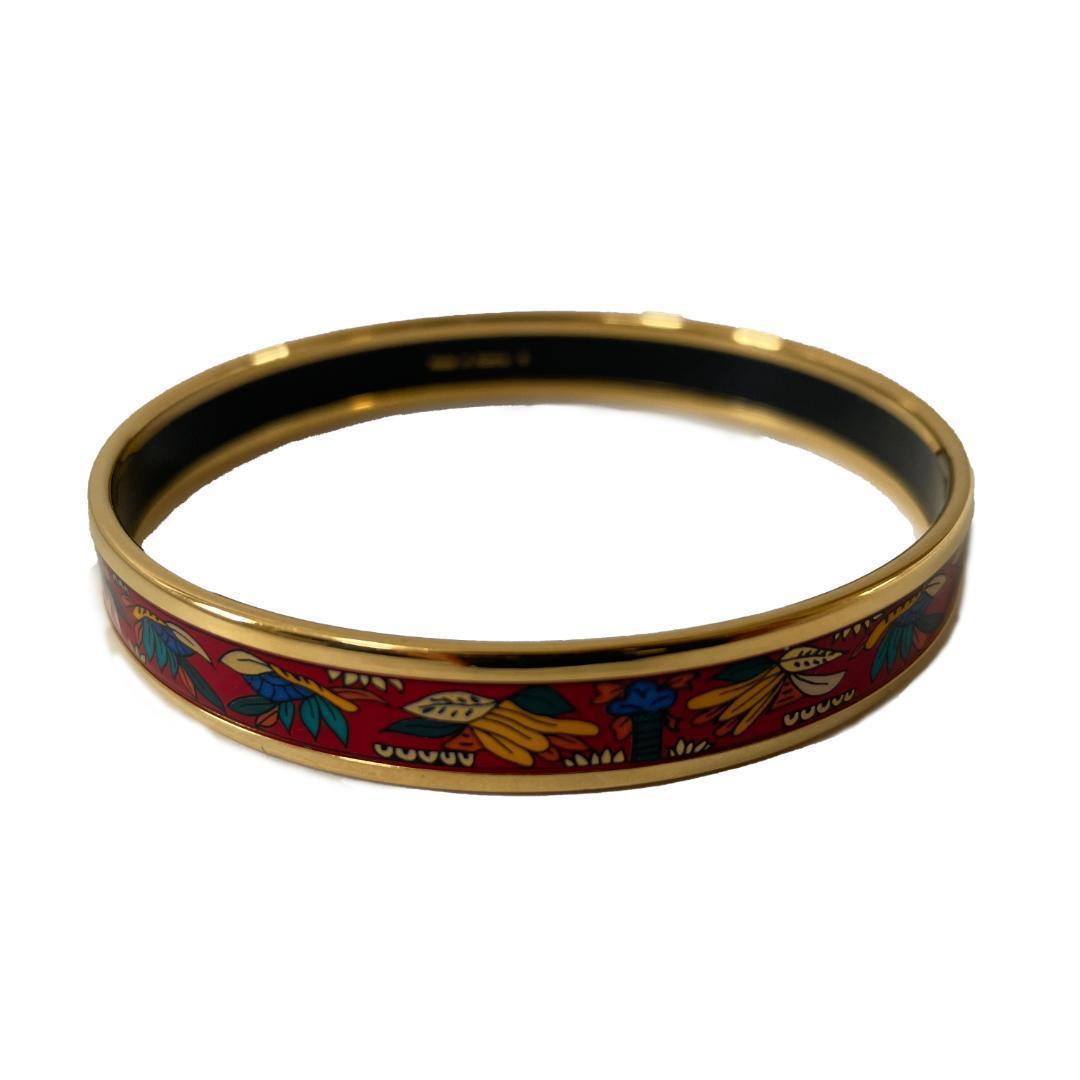 HERMES エマイユ 七宝焼き バングル ブレスレット