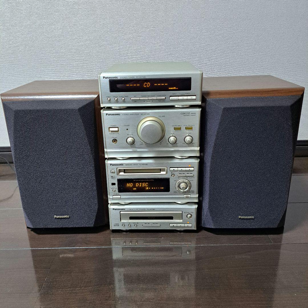 【ジャンク品】Panasonic コンポ HD7MD セットオーディオ