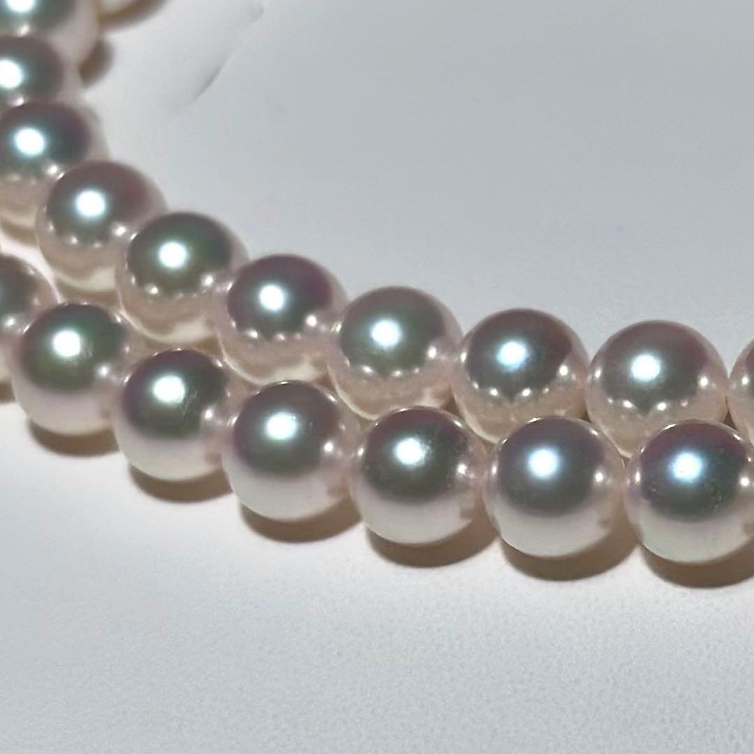 テリ強◎現行クラスプ　ミキモト　アコヤパール　ネックレス　本真珠　純正ケース付き