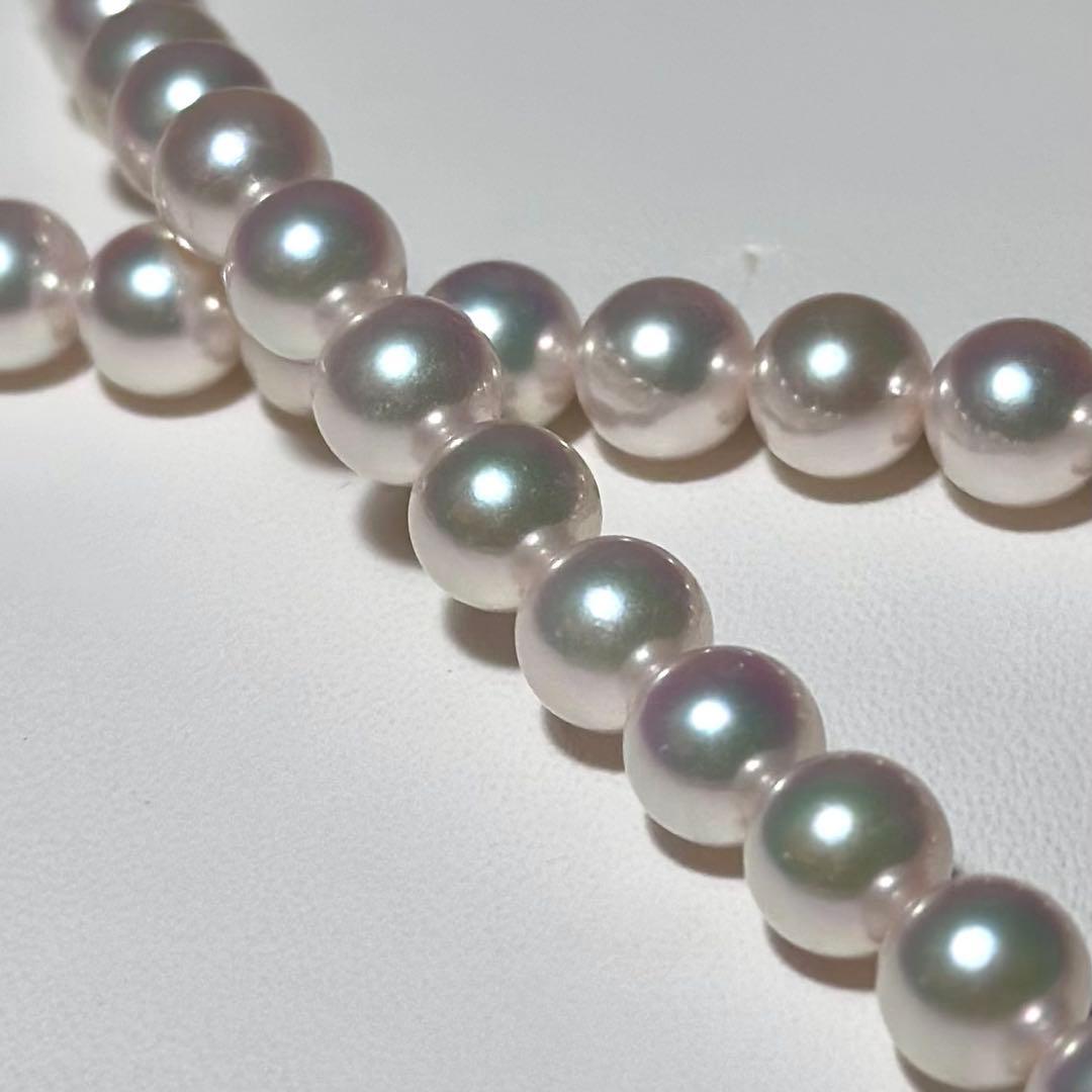 テリ強◎現行クラスプ　ミキモト　アコヤパール　ネックレス　本真珠　純正ケース付き