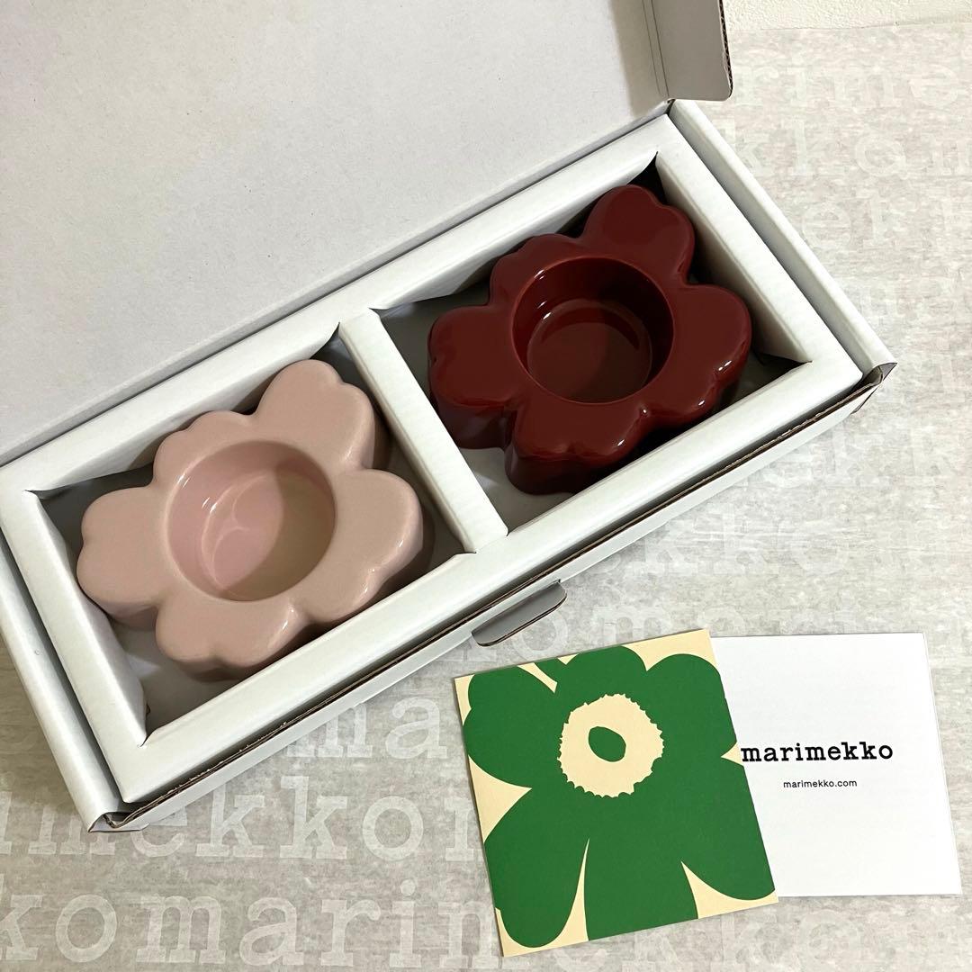 マリメッコ　ウニッコ　60th キャンドルホルダー　新品