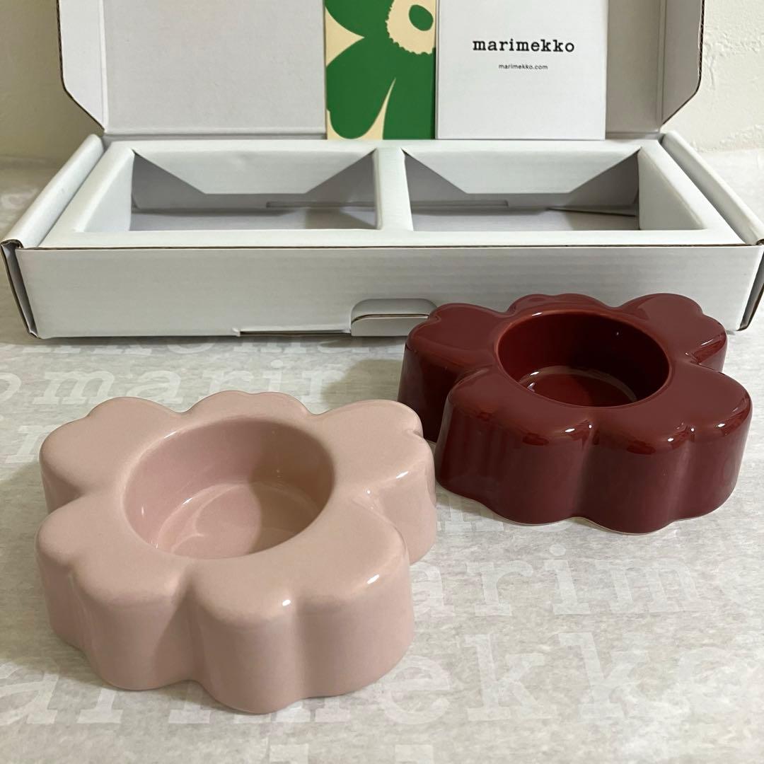 マリメッコ　ウニッコ　60th キャンドルホルダー　新品