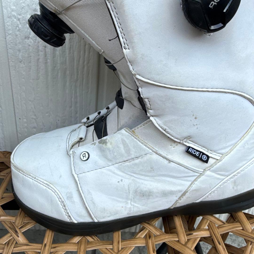 RIDE ホワイト スノーボードブーツ スノボ　ブーツ　BOA 白