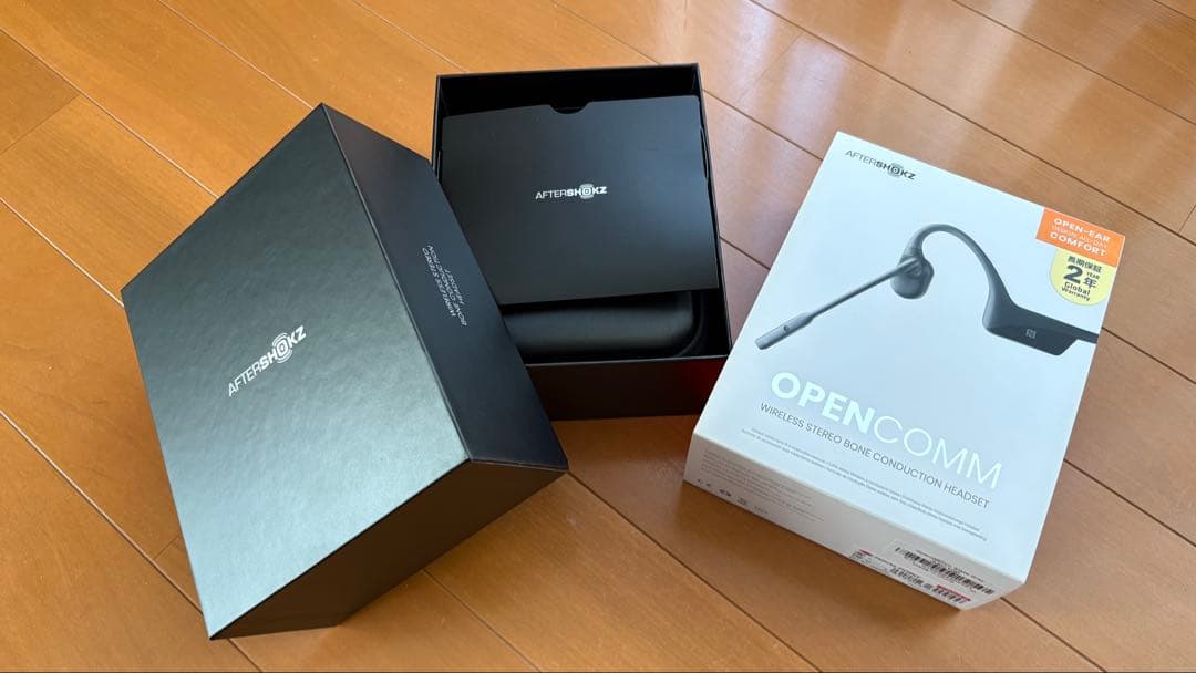 AFTERSHOKZ OPENCOMM 骨伝導ワイヤレスヘッドセット