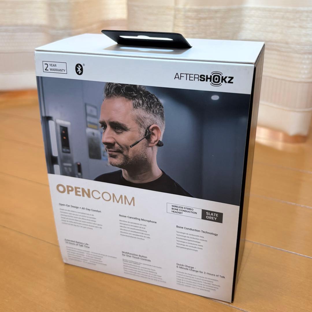 AFTERSHOKZ OPENCOMM 骨伝導ワイヤレスヘッドセット