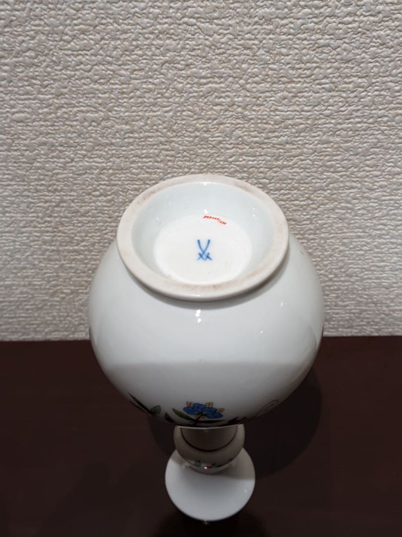 マイセン 花瓶 柿右衛門様式