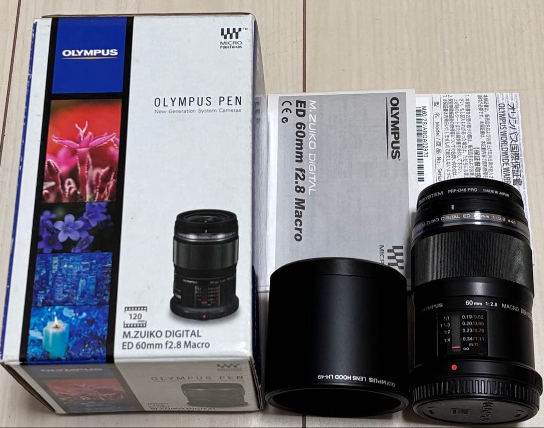 M.ZUIKO DIGITAL ED 60mm F2.8 マクロレンズ