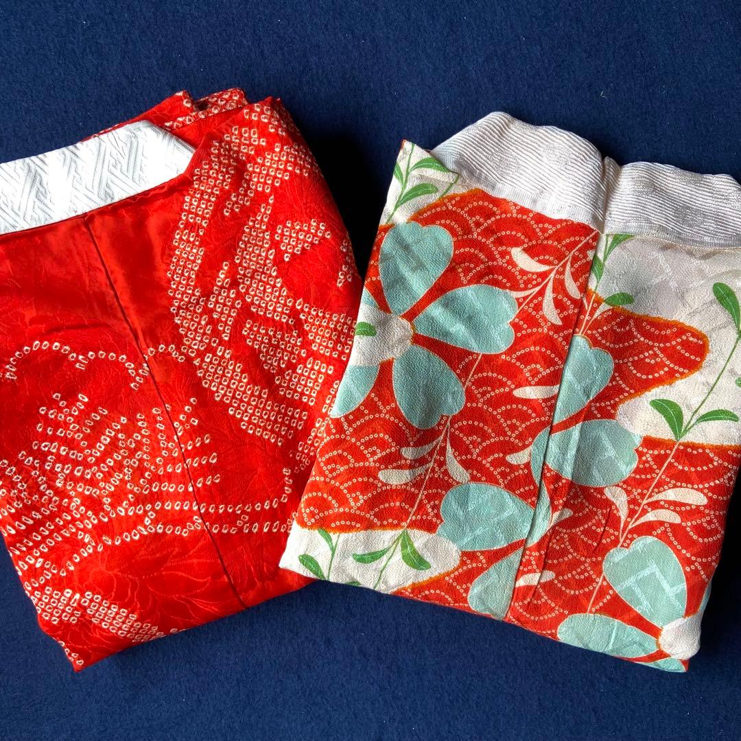 162 長襦袢ちりめん綸子錦紗14枚おまとめ売り材料正絹