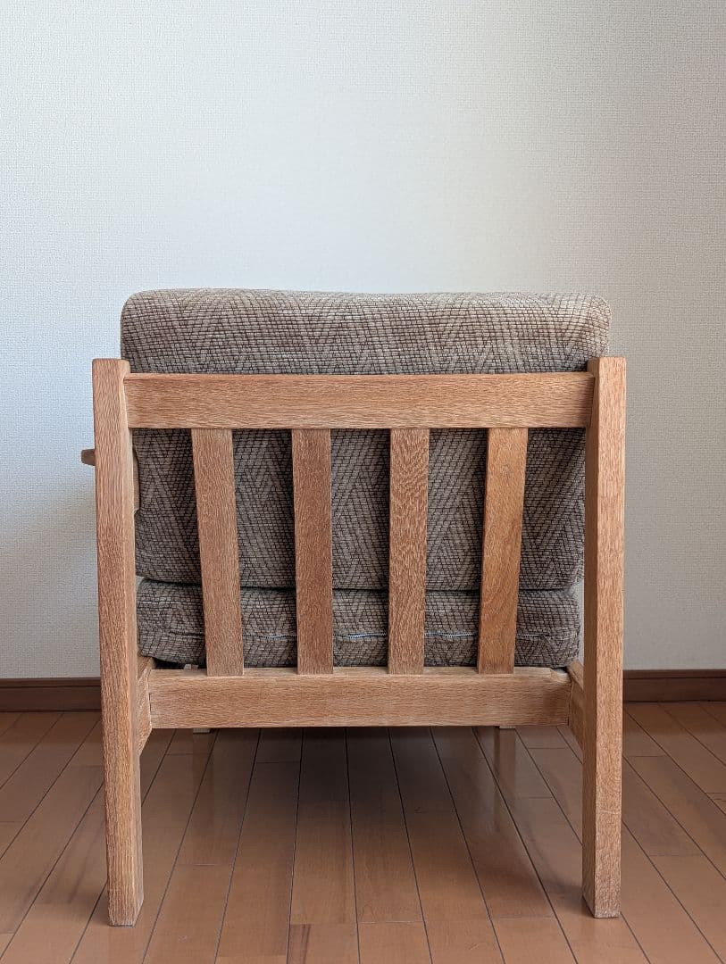 のんき大将　北欧ヴィンテージソファ　オーク　左アーム