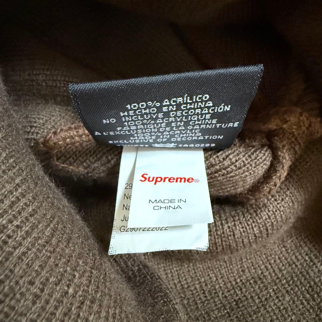 Supreme New Era S Logo Beanie ブラウン 22aw