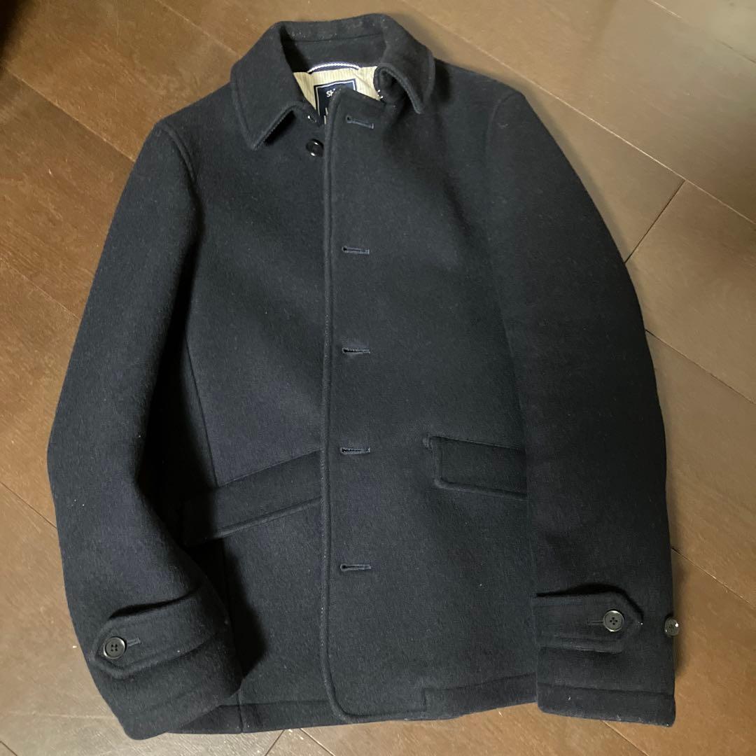 SHIPS ハミルトンラムズウール ピーコート　M 【美品】