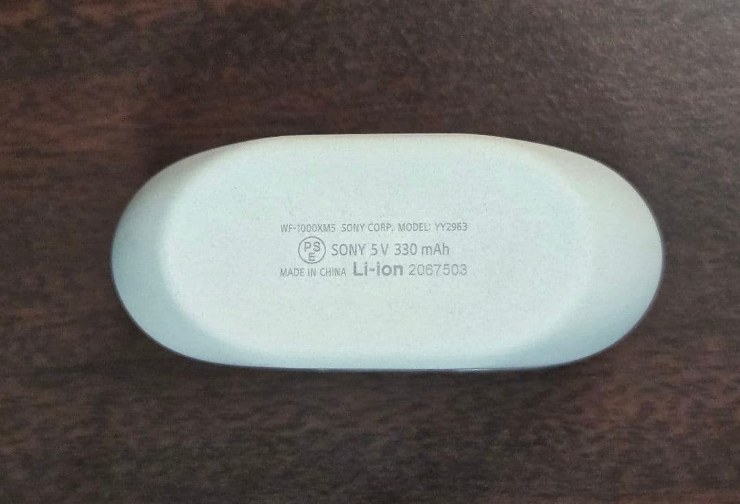 美品 SONY WF-1000XM5 プラチナシルバー 充電ケース