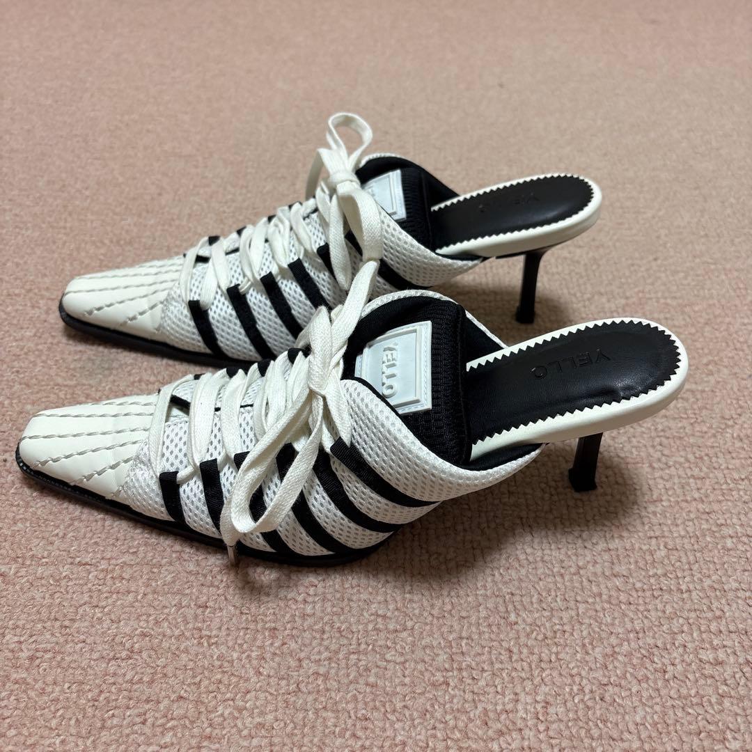 靴 YELLO TTT SNEAKER MULES