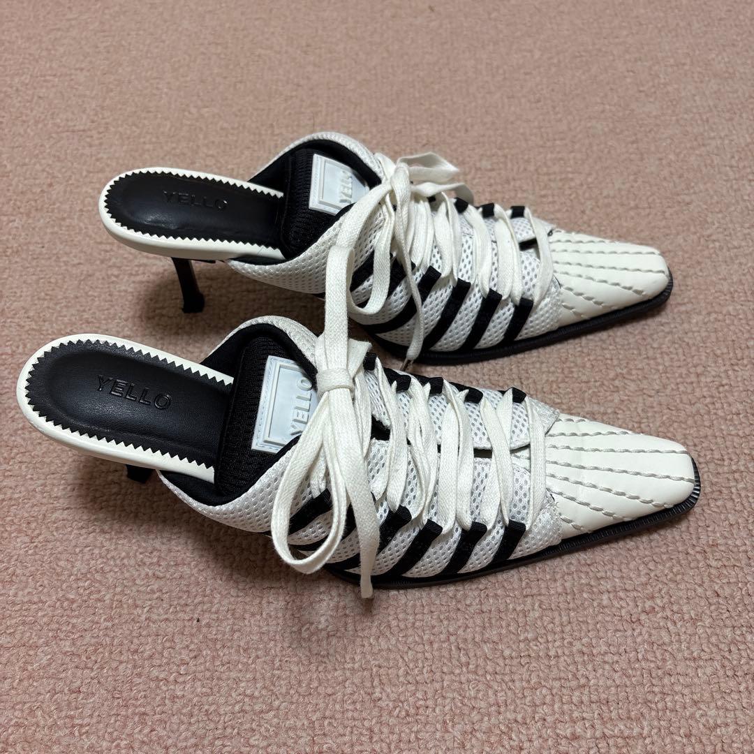 靴 YELLO TTT SNEAKER MULES