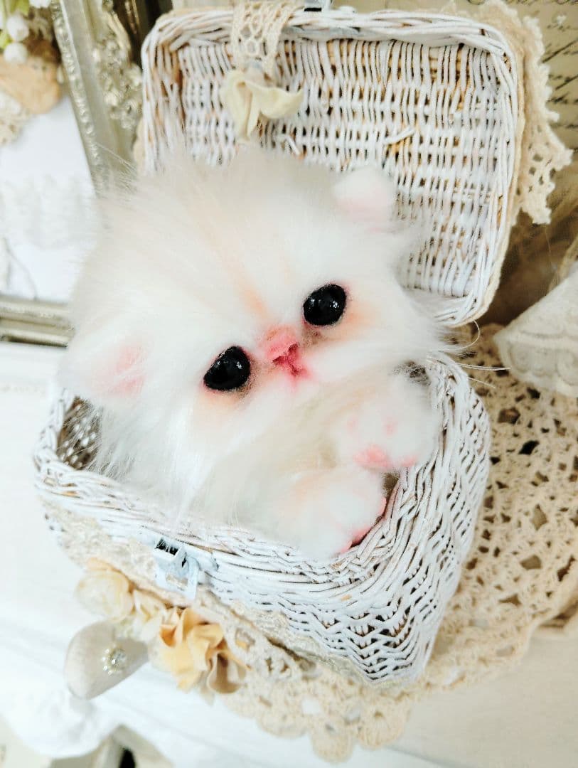 エキゾチック♡子猫のぷんちゃん♡アートドール♡ぬいぐるみ♡
