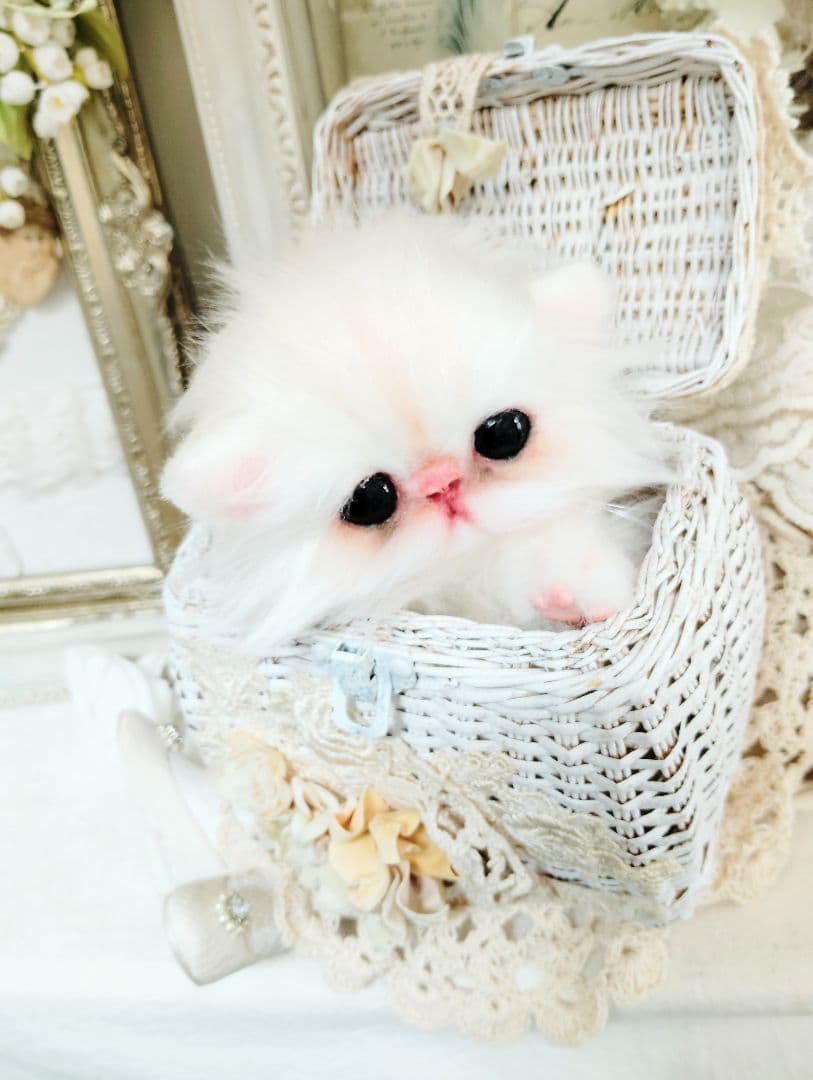 エキゾチック♡子猫のぷんちゃん♡アートドール♡ぬいぐるみ♡
