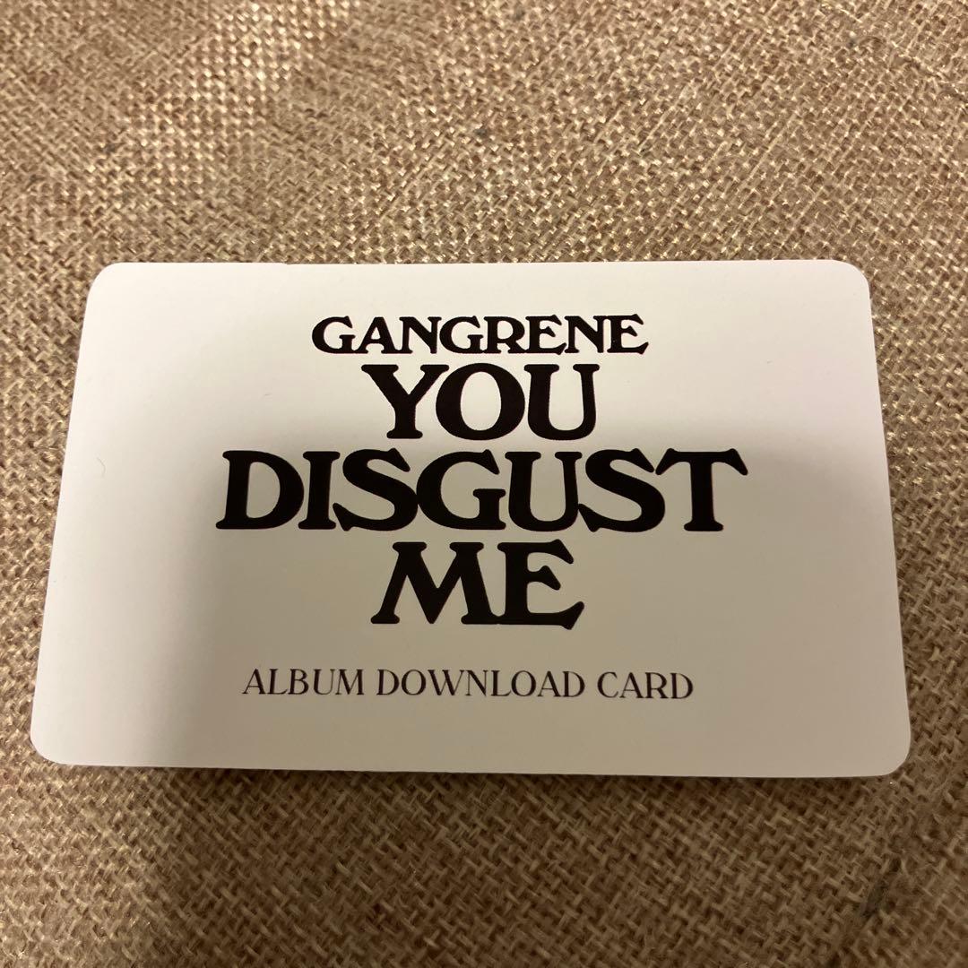 洋楽 gangrene you disgust me clear vinyl 2lp