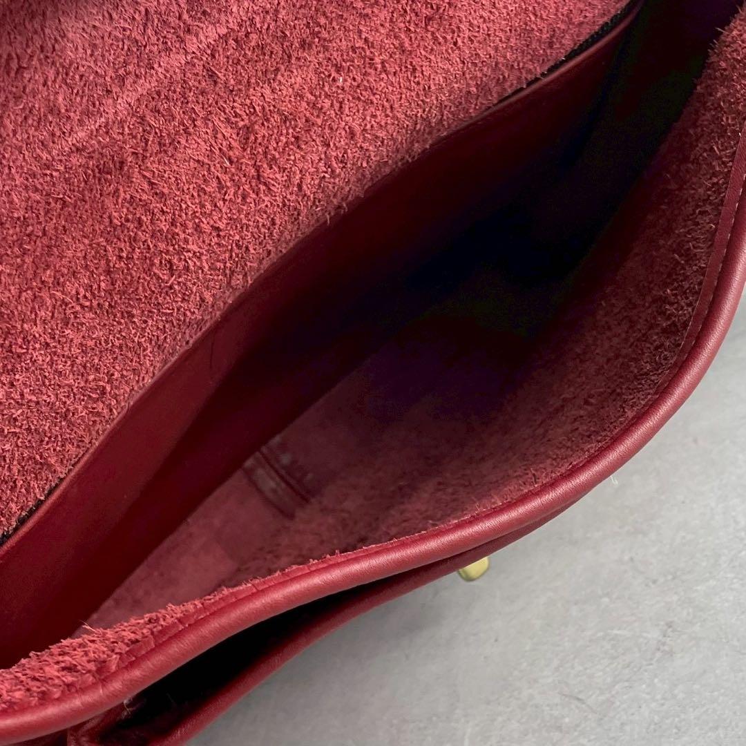 ✨稀少カラー✨美品✨オールドコーチ　ビジネスバッグ 2way ターンロック　赤