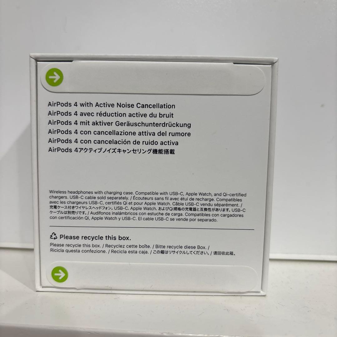 【新品】AirPods 4 アクティブノイズキャンセリング