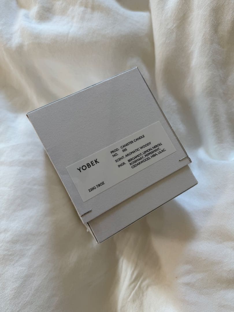 キャンドル YOBEK CANISTER CANDLE CIBONE BIOTOP