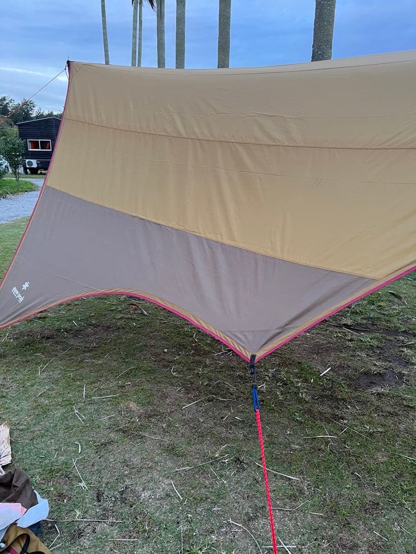 スノーピーク　ヘキサ　タープ　ヘキサタープ　ブラウン