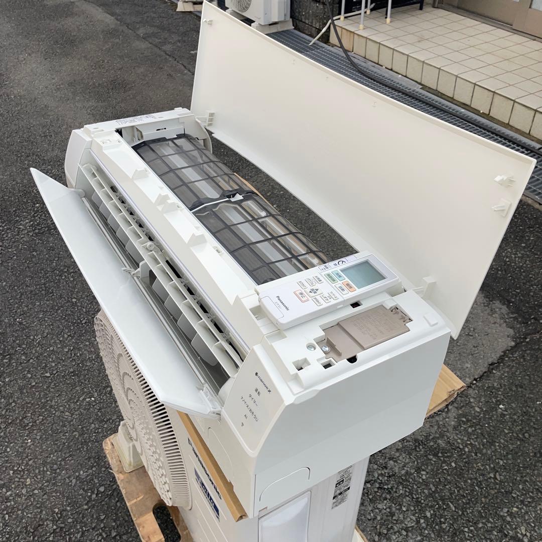 パナソニック2020年ナノイーX6畳用エアコン 自動排出お掃除ロボ超美品送料無料