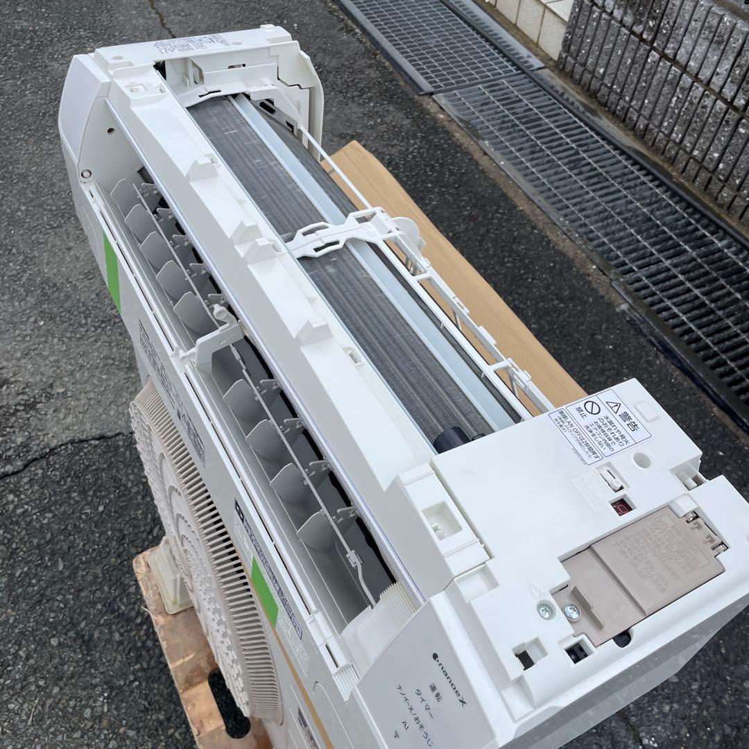 パナソニック2020年ナノイーX6畳用エアコン 自動排出お掃除ロボ超美品送料無料
