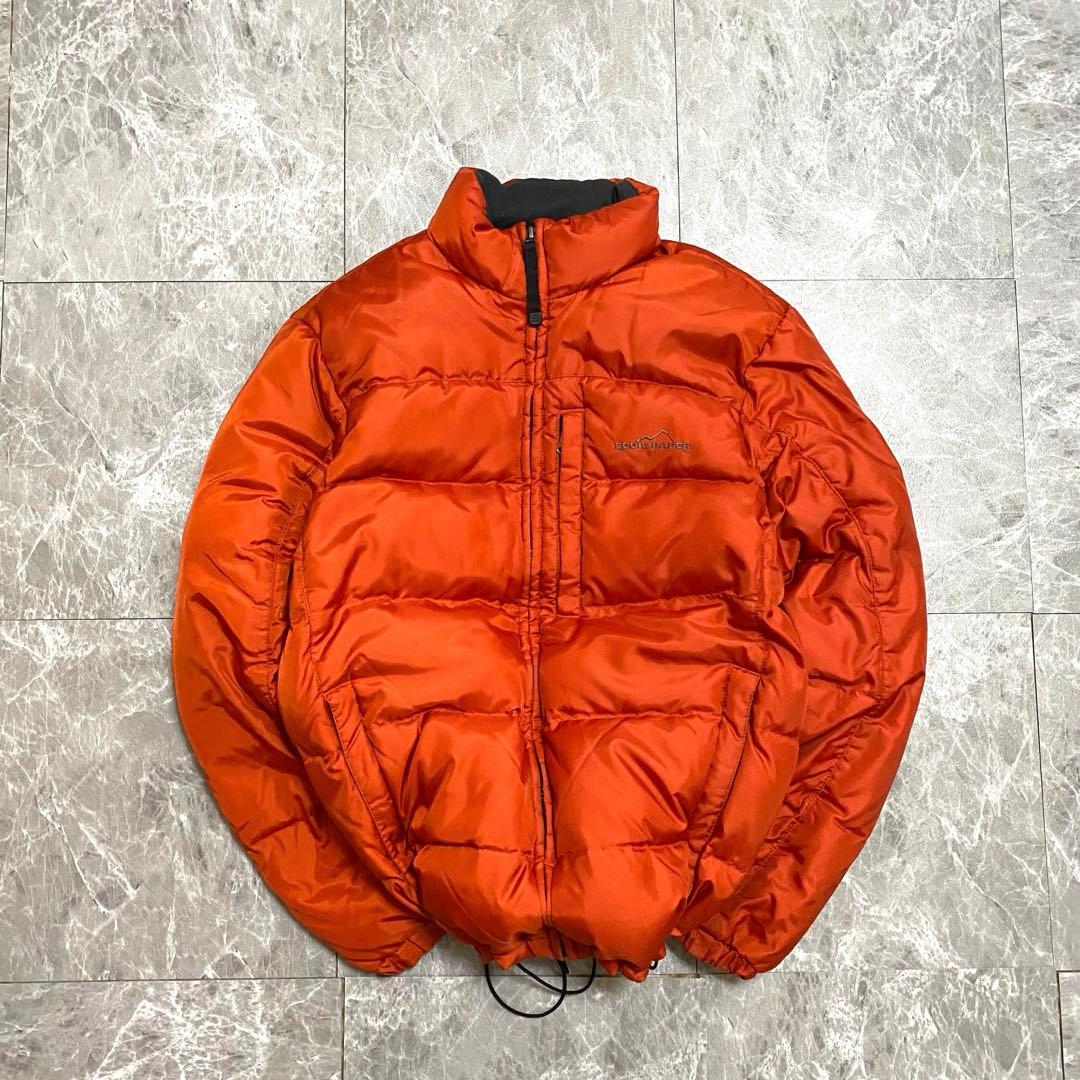 00s Eddie bauer 短丈 down puffer jacket 肉厚